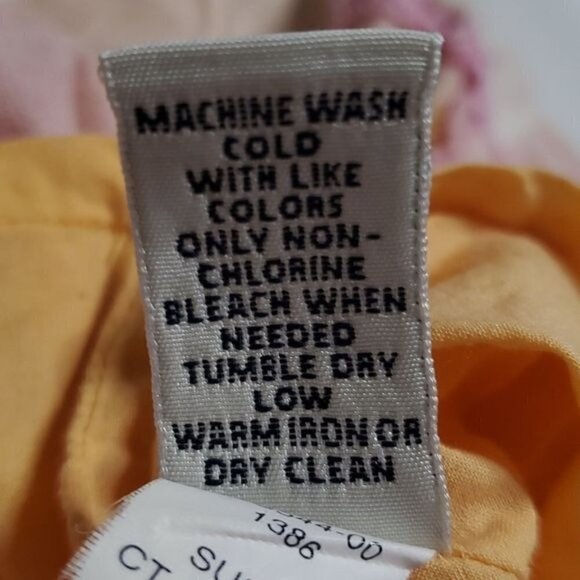 BANANA Republic Linen Cotton Blend Striped Pink Orange Spring A-Line Skirt Sze 0 - Picture 8 of 8